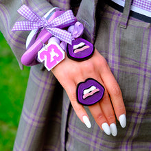 Carica l'immagine nel visualizzatore di Gallery, ANELLO KISS VIOLA - malikaforhappypeople