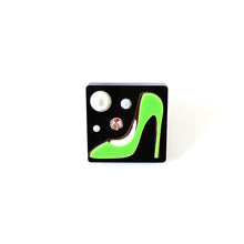 Carica l'immagine nel visualizzatore di Gallery, ANELLO TACCO 12 VERDE
 - malikaforhappypeople