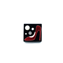Carica l'immagine nel visualizzatore di Gallery, ANELLO TACCO 12 BORDEAUX - malikaforhappypeople