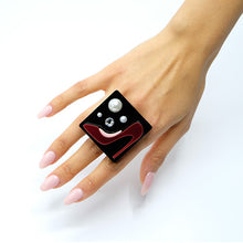 Carica l'immagine nel visualizzatore di Gallery, ANELLO TACCO 12 BORDEAUX - malikaforhappypeople
