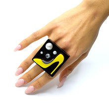 Carica l'immagine nel visualizzatore di Gallery, ANELLO TACCO 12 GIALLO - malikaforhappypeople