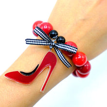 Carica l'immagine nel visualizzatore di Gallery, BRACCIALE TACCO 12 ROSSO BORDEAUX - malikaforhappypeople