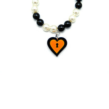 Load image into Gallery viewer, BRACCIALE MINI LOVE LOCKED ARANCIO - malikaforhappypeople