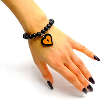 Load image into Gallery viewer, BRACCIALE MINI LOVE LOCKED ARANCIO - malikaforhappypeople