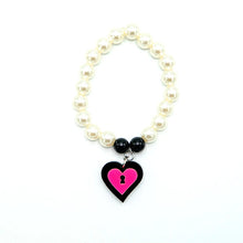 Load image into Gallery viewer, BRACCIALE MINI LOVE LOCKED FUCSIA
 - malikaforhappypeople