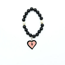 Load image into Gallery viewer, BRACCIALE MINI LOVE LOCKED ROSA
 - malikaforhappypeople