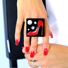 Carica l'immagine nel visualizzatore di Gallery, ANELLO TACCO 12 ROSSO - malikaforhappypeople