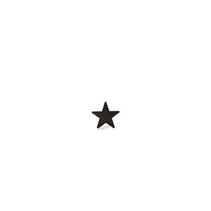 ANELLO STAR NERO - malikaforhappypeople