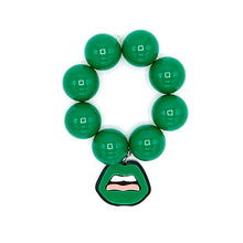 Load image into Gallery viewer, BRACCIALE KISS VERDE - malikaforhappypeople
