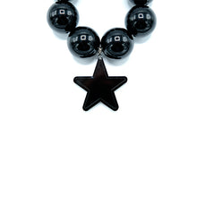 Carica l&#39;immagine nel visualizzatore di Gallery, BRACCIALE STAR NERO - malikaforhappypeople
