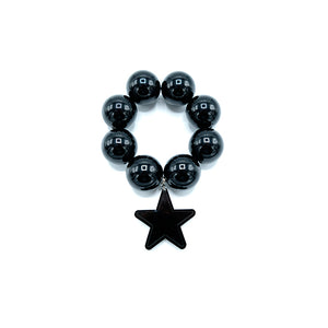 BRACCIALE STAR NERO - malikaforhappypeople