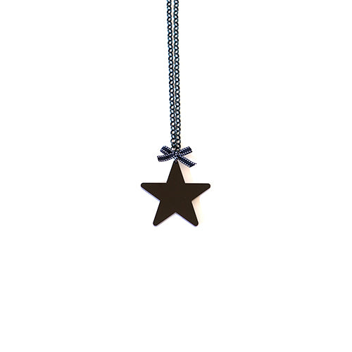 COLLANA STAR NERA - malikaforhappypeople