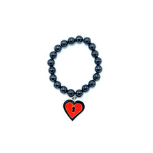 Carica l&#39;immagine nel visualizzatore di Gallery, BRACCIALE MINI LOVE LOCKED NERO - malikaforhappypeople
