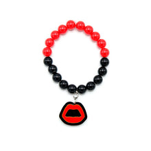 Carica l&#39;immagine nel visualizzatore di Gallery, BRACCIALE MINI KISS ROSSO - malikaforhappypeople
