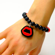 Carica l&#39;immagine nel visualizzatore di Gallery, BRACCIALE MINI KISS ROSSO - malikaforhappypeople
