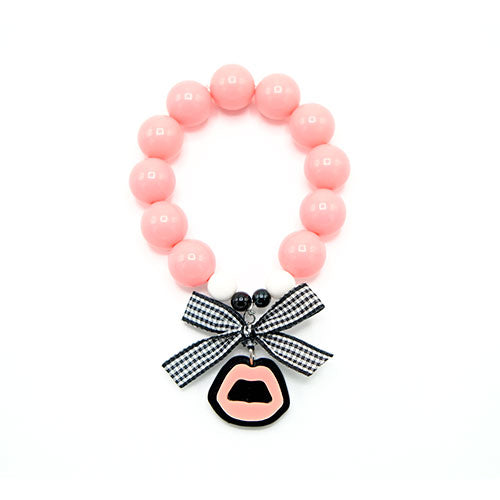 BRACCIALE KISS BABY ROSA - malikaforhappypeople