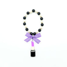 Carica l&#39;immagine nel visualizzatore di Gallery, BRACCIALE LIPSTICK VIOLA - malikaforhappypeople
