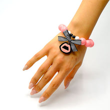 Carica l&#39;immagine nel visualizzatore di Gallery, BRACCIALE KISS BABY ROSA - malikaforhappypeople
