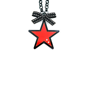 COLLANA STAR BABY ROSSO - malikaforhappypeople