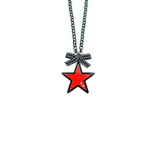 Carica l&#39;immagine nel visualizzatore di Gallery, COLLANA STAR BABY ROSSO - malikaforhappypeople
