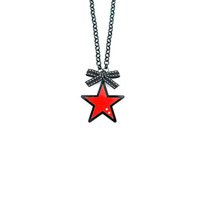 COLLANA STAR BABY ROSSO - malikaforhappypeople