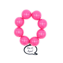 Carica l&#39;immagine nel visualizzatore di Gallery, BRACCIALE CARTOON FUCSIA - malikaforhappypeople
