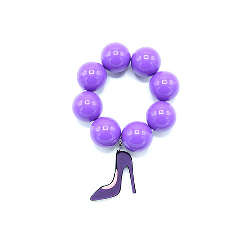 BRACCIALE MAXI TACCO 12 VIOLA - malikaforhappypeople