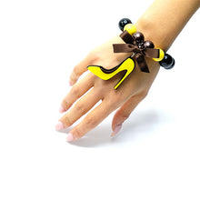 Carica l&#39;immagine nel visualizzatore di Gallery, BRACCIALE TACCO 12 GIALLO - malikaforhappypeople
