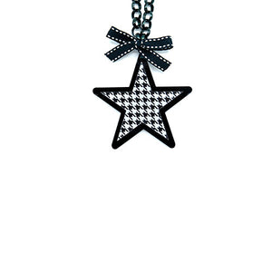 COLLANA STAR PIED DE POULE - malikaforhappypeople