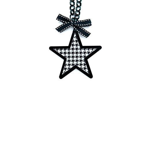 COLLANA STAR PIED DE POULE - malikaforhappypeople