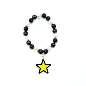 BRACCIALE MINI STAR GIALLO - malikaforhappypeople