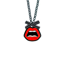 Carica l&#39;immagine nel visualizzatore di Gallery, COLLANA KISS BABY ROSSO - malikaforhappypeople
