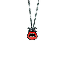 Carica l&#39;immagine nel visualizzatore di Gallery, COLLANA KISS BABY ROSSO - malikaforhappypeople
