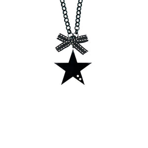 COLLANA STAR BABY NERO - malikaforhappypeople