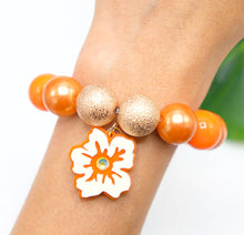 Carica l&#39;immagine nel visualizzatore di Gallery, BRACCIALE HAWAII ARANCIO (+ varianti) - malikaforhappypeople
