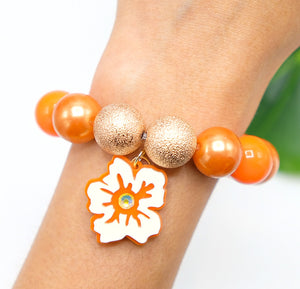 BRACCIALE HAWAII ARANCIO (+ varianti) - malikaforhappypeople