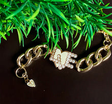 Carica l&#39;immagine nel visualizzatore di Gallery, BRACCIALE LO.VE CHAIN - malikaforhappypeople
