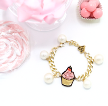 Carica l&#39;immagine nel visualizzatore di Gallery, BRACCIALE CUPCAKE CATENA
