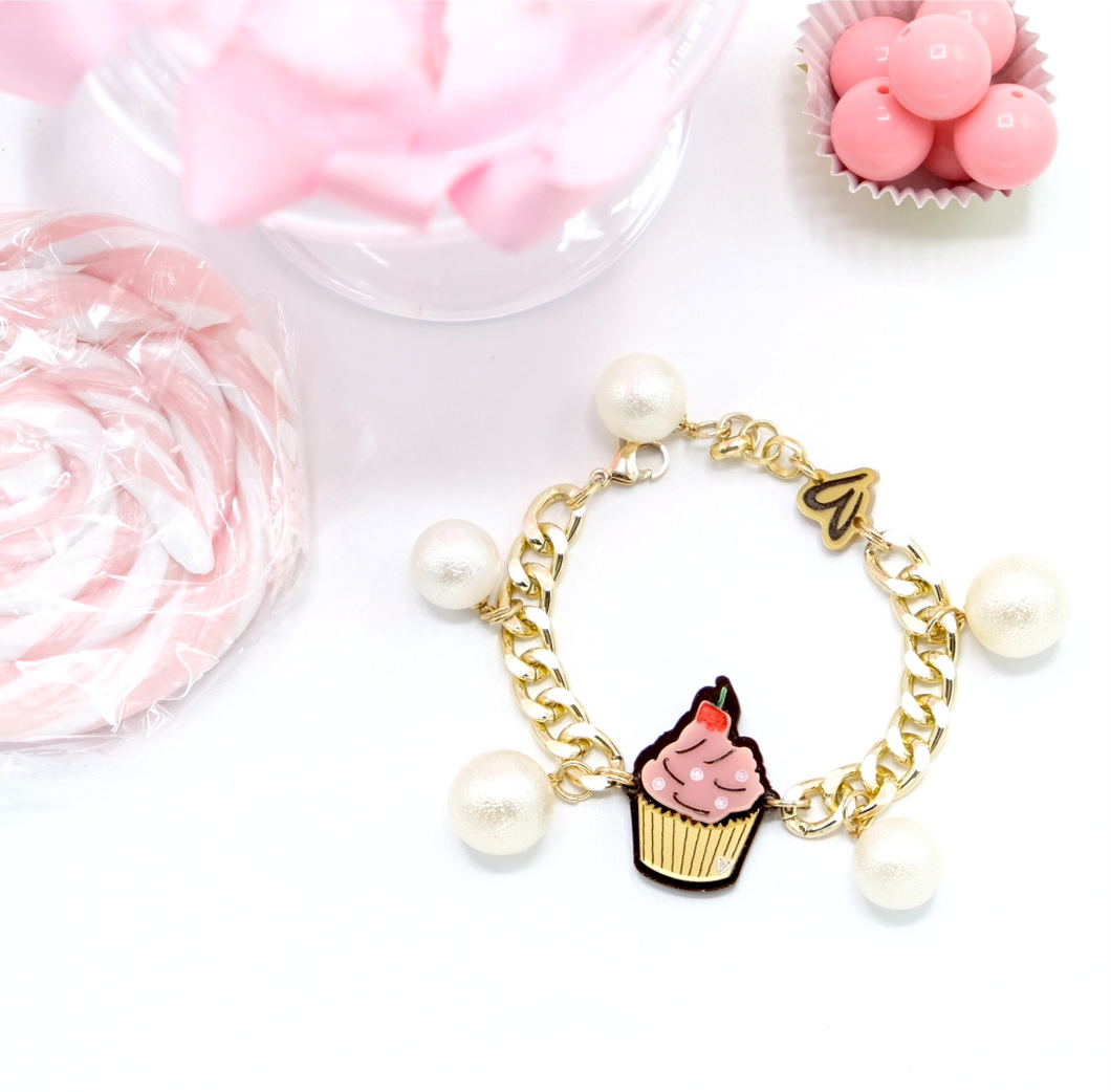 BRACCIALE CUPCAKE CATENA