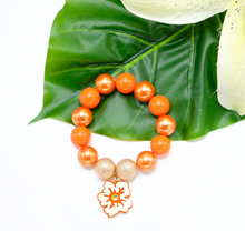 Carica l&#39;immagine nel visualizzatore di Gallery, BRACCIALE HAWAII ARANCIO (+ varianti) - malikaforhappypeople
