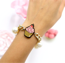 Carica l&#39;immagine nel visualizzatore di Gallery, BRACCIALE CUPCAKE CATENA
