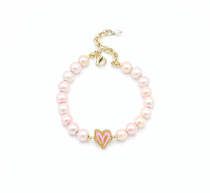 BRACCIALE-CAVIGLIERA MY LOVE PERLE