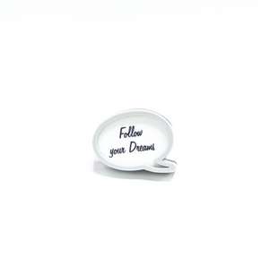 ANELLO CARTOON Follow your dreams - malikaforhappypeople