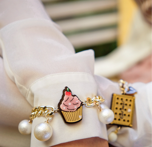 BRACCIALE CUPCAKE CATENA