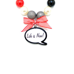 BRACCIALE CARTOON LIFE IS NOW - malikaforhappypeople