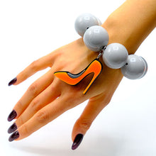 Load image into Gallery viewer, BRACCIALE MAXI TACCO 12 ARANCIO - malikaforhappypeople
