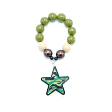 Carica l&#39;immagine nel visualizzatore di Gallery, BRACCIALE STAR CAMOUFLAGE - malikaforhappypeople
