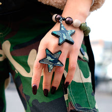 Load image into Gallery viewer, BRACCIALE STAR CAMOUFLAGE - malikaforhappypeople
