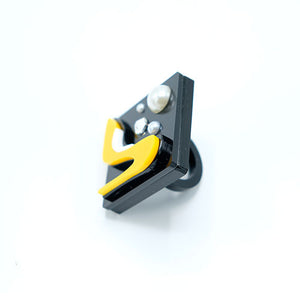 ANELLO TACCO 12 GIALLO SCURO - malikaforhappypeople