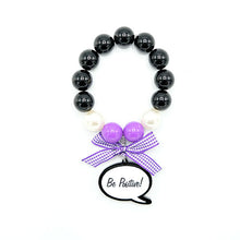 Carica l&#39;immagine nel visualizzatore di Gallery, BRACCIALE CARTOON BE POSITIVE - malikaforhappypeople
